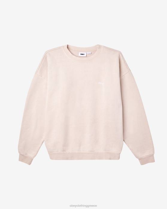 πηλός χρωστικής είδη ένδυσης 686F221 OBEY λαιμόκοψη με πεζά pigment άνδρες