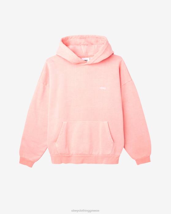 κέλυφος pigment ροζ είδη ένδυσης 686F180 OBEY πεζό πουλόβερ χρωστικής άνδρες