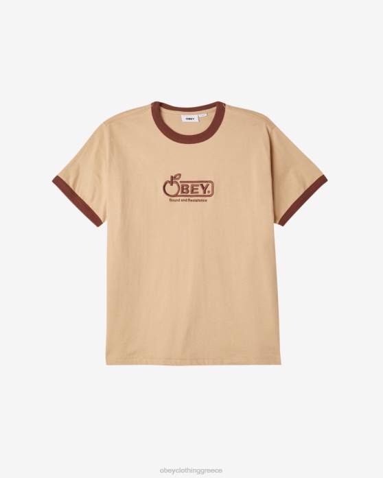 ιρλανδική κρέμα μούλτι είδη ένδυσης 686F110 OBEY μπλουζάκι κουδουνιού μεγάλου ήχου άνδρες