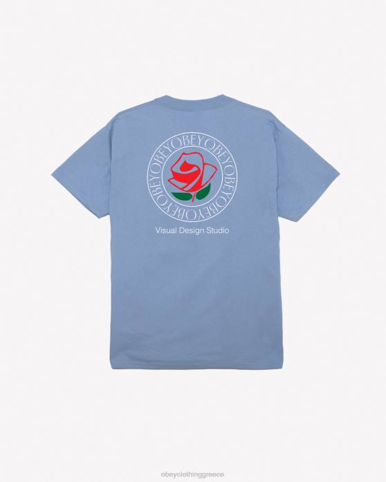 ψηφιακό βιολετί είδη ένδυσης 686F305 OBEY κλασικό μπλουζάκι οπτικού σχεδιασμού στούντιο άνδρες