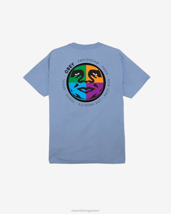 ψηφιακό βιολετί είδη ένδυσης 686F315 OBEY κλασικό μπλουζάκι χτισμένο στην πόλη άνδρες