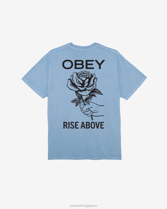 χρωστική ορτανσία είδη ένδυσης 686F365 OBEY μπλουζάκι με ροζ χρωστική άνδρες