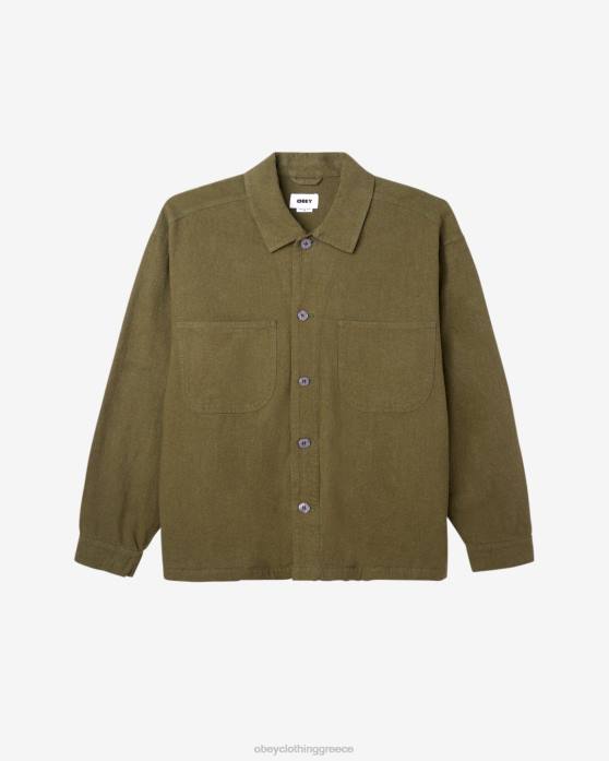 ανασκόπηση του στρατού είδη ένδυσης 686F242 OBEY σακάκι πουκάμισο antonio utility άνδρες