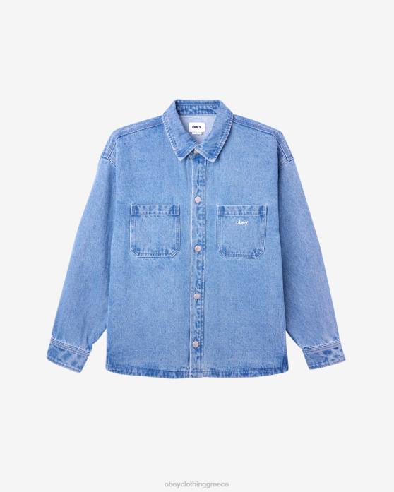 ελαφρύ λουλακί είδη ένδυσης 686F246 OBEY σακάκι πουκάμισου Winston άνδρες