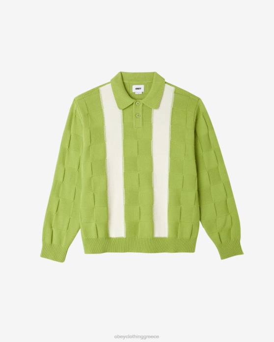 εστραγκόν πράσινο μούλτι είδη ένδυσης 686F267 OBEY πουλόβερ albert polo άνδρες